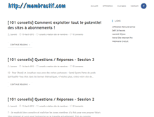 Tablet Screenshot of membractif.com